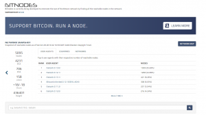 Bitcoin Client Version Network Distribution